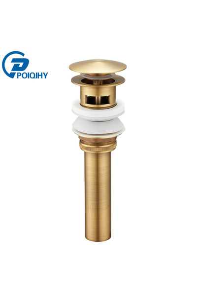 Choice سدادة تصريف منبثقة من النحاس العتيق 02DY لحوض الحمام، سدادة تصريف منبث...