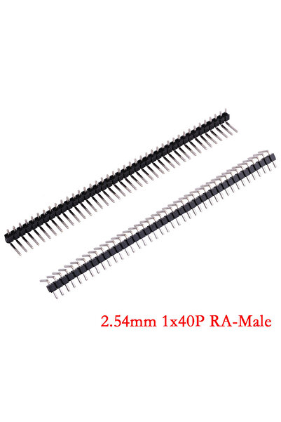 Choice 10PCS 2.54mm 1x40P RA-Male 10Pcs 2.54mm 1*40Pin Right Angle 90 degree ...