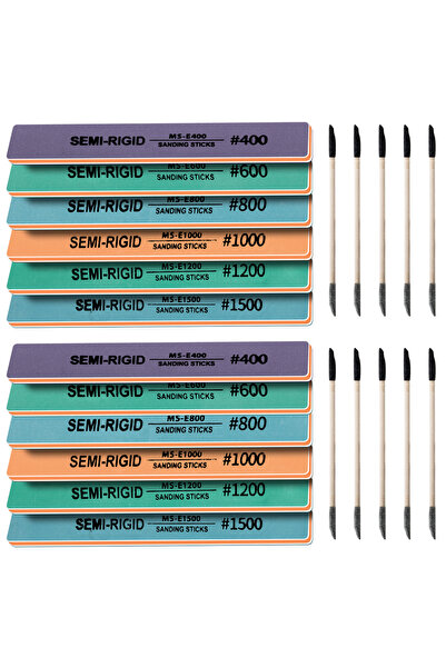 Choice مجموعة عصي صنفرة النماذج المكونة من 22 قطعة، أدوات صنفرة دقيقة للنماذج...