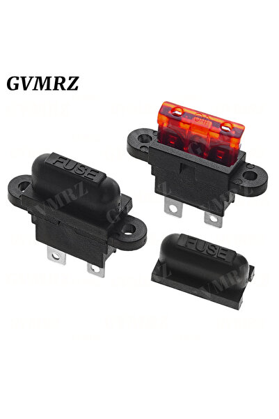 Choice مجموعة من 5 قطع من حاملات الفيوزات المتوسطة القياسية للسيارات، مقاومة ...