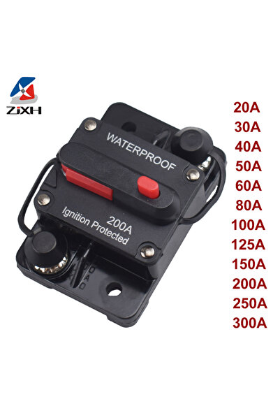 Choice10 قاطع دائرة كهربائية 100 أمبير مع إعادة ضبط الفيوز، مقاوم للماء، 30 أ...