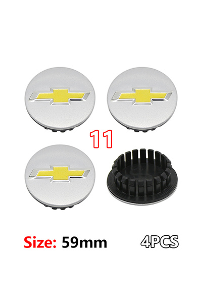 Choice8 4 قطع أغطية مركزية لعجلات السيارة مقاس 59 مم، إكسسوارات تزيينية لسيار...