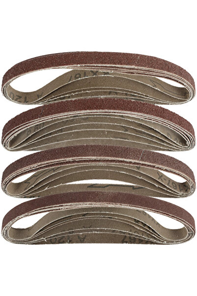 Choice 20 قطعة 20 قطعة 13 × 457 مم أحزمة صنفرة من أكسيد الألومنيوم بحبيبات 40...