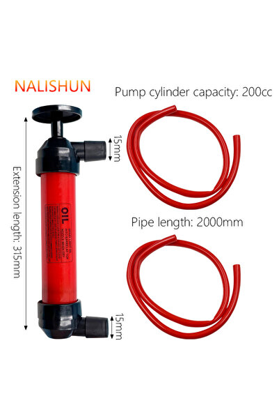 Choice 1 set-red Portable Manual Pump Oil Siphon Hand Suction High Quality In...