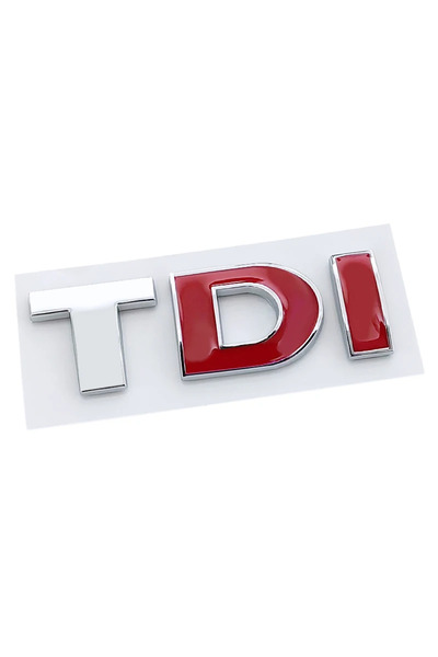 Choice شعار TDI ثلاثي الأبعاد فضي اللون مصنوع من مادة ABS سوداء، يُوضع على صن...