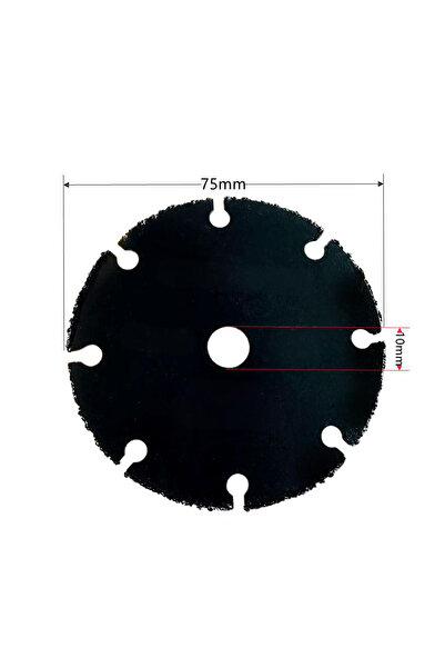 Choice1 قرص قطع ماسي صغير بقطر 75 مم، شفرة منشار صنفرة، مناسب للمعادن والخشب ...