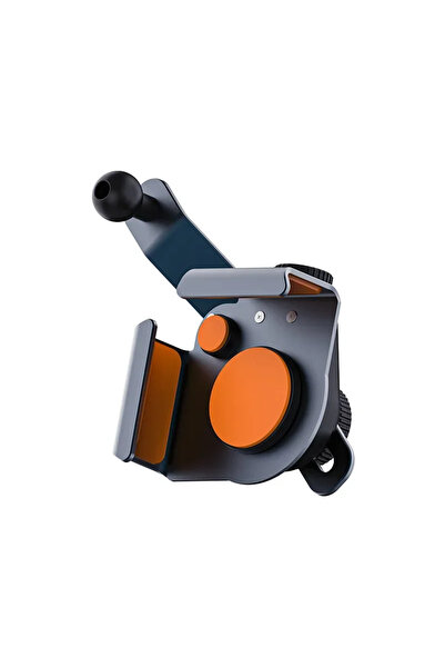 Choice Accessory-Orange Aluminum Alloy Car Phone Holder Bracket Adjustable Mu...