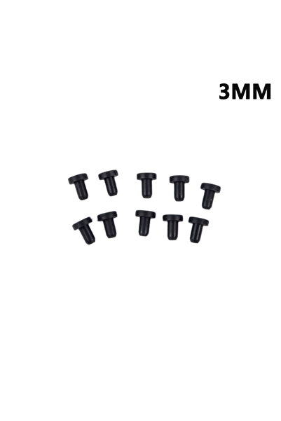 Choice 3mm 10Pcs Solid Hole Caps 3-12mm High Temperature Resistance Seal Hole...