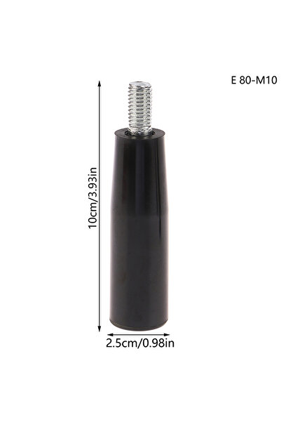 Choice E 1pc Revolving Handle M6 M8 M10 M12 Plastic Metal Knob Male Threaded ...