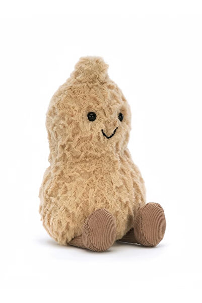 Jellycat دمية الفول السوداني القطيفة من أموزابلز، هدية عيد ميلاد لطيفة