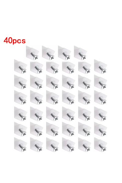 Choice 40 قطعة أو 20/40/60/80/100 قطعة من أسافين الأدراج مع براغي لدعم الجزء ...