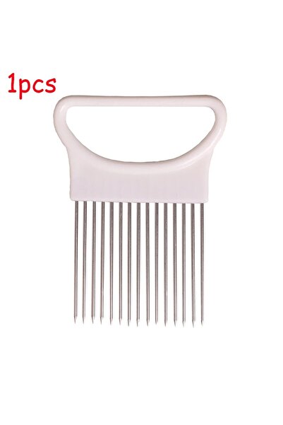 Choice8 white-1pcs Stainless Steel Onion Cutter Holder Food Slicers Assistant...