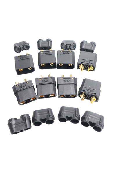 Choice XT90H - 4Pair 4Pcs Black XT90 XT-90 XT90H Male and Female Bullet Conne...