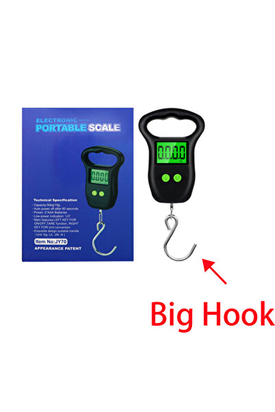 Choice Big hook 50KG 10g Digital Hook Scale Portable Hanging Scale Electronic...