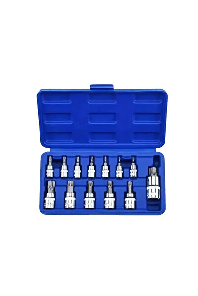 Choice 13Pcs 13Pcs Torx Bit Socket Set, S2 Alloy Steel Cr-V Steel Star Socket...