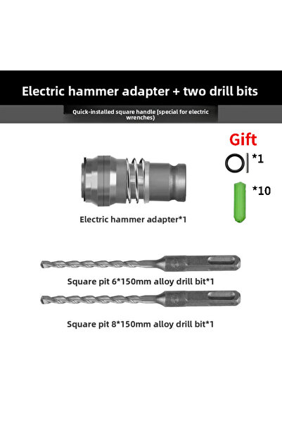 Choice مجموعة واحدة من محولات تحويل المطرقة الكهربائية لثقب الجدران الإسمنتية...