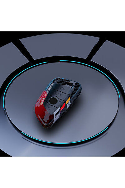 Choice5 A carbon red Fashion Car Key Case Cover Protector Shell for BMW X1 X3...