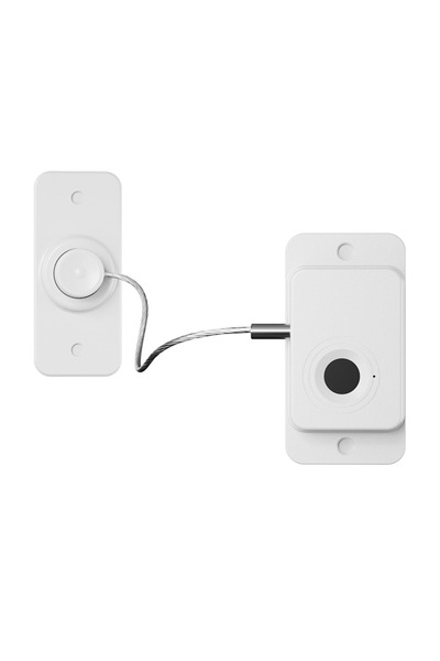 Choice أقفال ثلاجة ببصمة الإصبع White1، أقفال أدراج تعمل بدون مفتاح، أقفال نو...