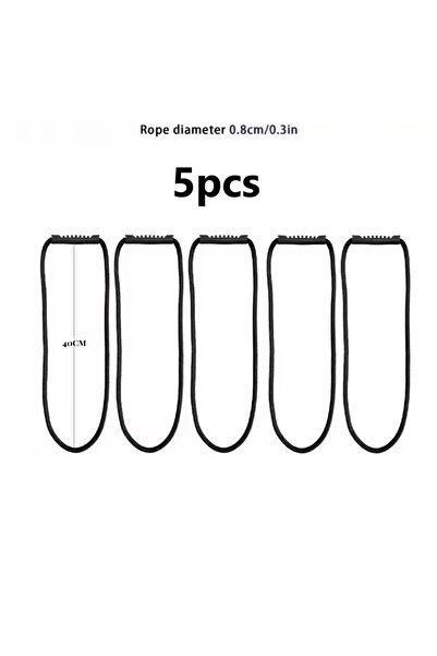 Choice1 5 قطع من منظم أسلاك بطول 40 سم مع مشبك مثلث، منظم أسلاك الطاقة، مصنوع...