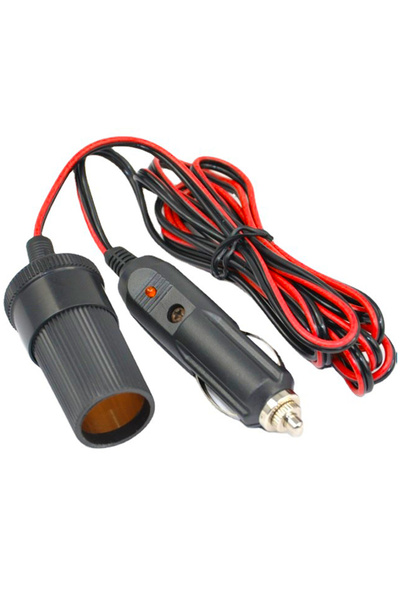 APWIKOGER 5 Meter 2M/5M Cigarette Lighter Extension Cord 12/24V 10A Heavy Dut...