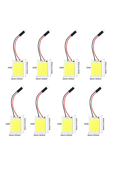 Choice4 24 مصباح LED، 8 قطع، 1-8 قطع، T10 W5w COB، 18SMD، 24SMD، 36SMD، 48SMD...
