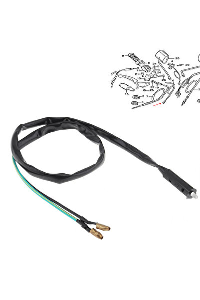 Choice قطعة واحدة من مفتاح إضاءة الفرامل الأمامية أحادي القرص للدراجات الناري...