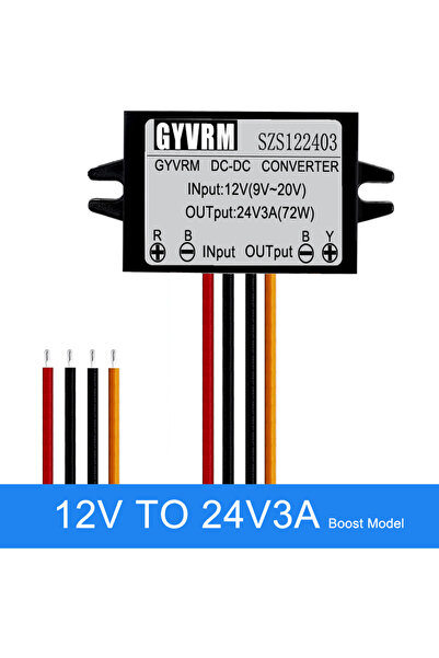 choice2 24V 12V 3A DC DC Converter 12V TO 24V 3A DC DC Boost Module 9-20V to ...