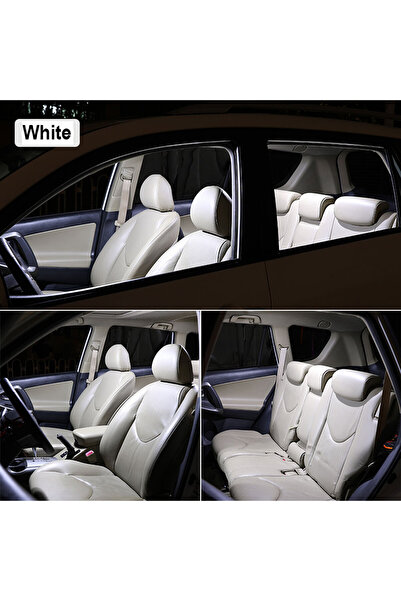 Choice16 طقم إضاءة داخلية LED للسيارة A1 8X - 6 قطع، أبيض 6000 كلفن، متوافق م...