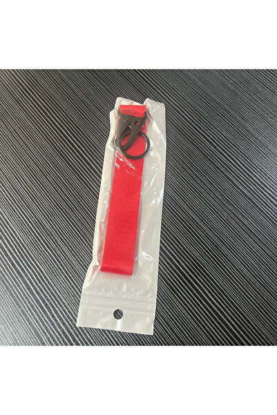 Choice8 red Car Wrist Cord Key Chain Motor Racing Webbing Wristlet Wrist Lany...