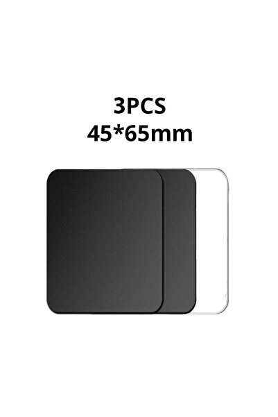 Choice 3PCS Black 45x65 5pcs Magnetic Metal Plate Disk For Magnetic Car Phone...