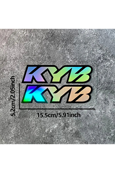 Choice ملصقات امتصاص الصدمات للدراجات النارية HY-I KYB، قطعتان، مقاومة للماء،...