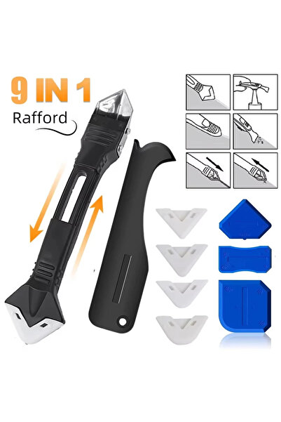 Choice 9 in 1Set 5-in-1 Metal Head Glue Tool Kit Silicone Spatula Caulk Remov...