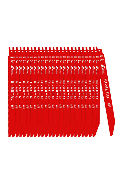 Choice مجموعة من 25 شفرة منشار ترددي حمراء، منشار سيف، منشار يدوي، شفرة منشار...