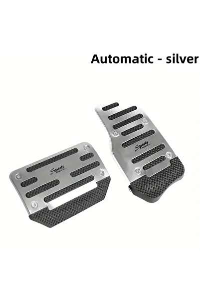 Choice5 دواسة أوتوماتيكية فضية للسيارات مصنوعة من سبائك الألومنيوم، من النوع ...