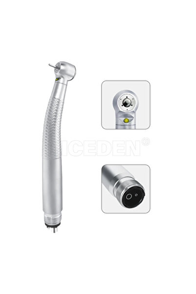 Choice1 B2 Niceden Dental LED push button handpiece 2/4 Hole Air Turbine hand...