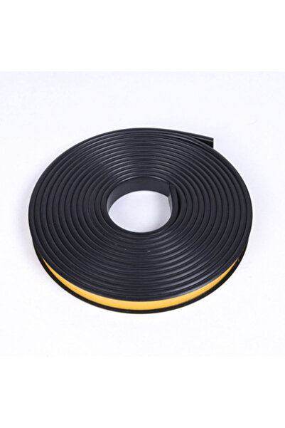 Choice65 شريط مانع للتسرب أسود على شكل حرف U بطول 5 أمتار وعرض 18 مم، مصنوع م...