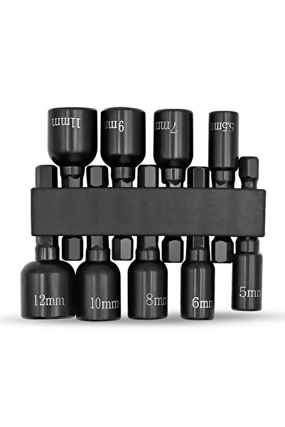 Choice مجموعة مفكات صواميل كهربائية مكونة من 9 قطع، تتضمن رؤوس مثقاب سداسية م...