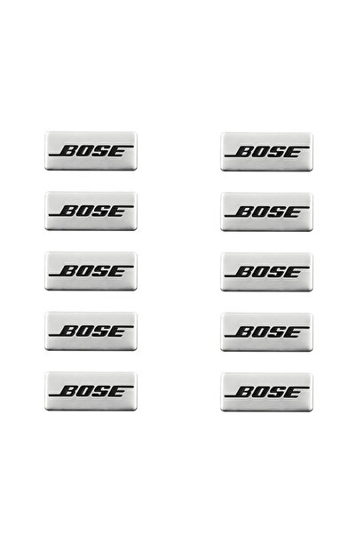 Choice مجموعة من 10 ملصقات صوتية ثلاثية الأبعاد صغيرة من الألومنيوم تحمل شعار...
