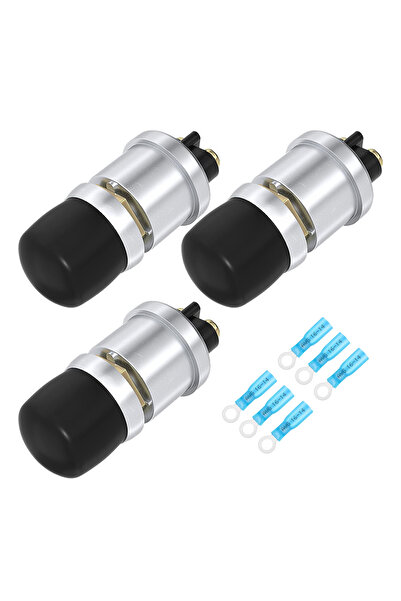 Choice مفتاح تشغيل محرك أسود اللون، 3 قطع، 60 أمبير، مقاوم للماء، يعمل بالضغط...