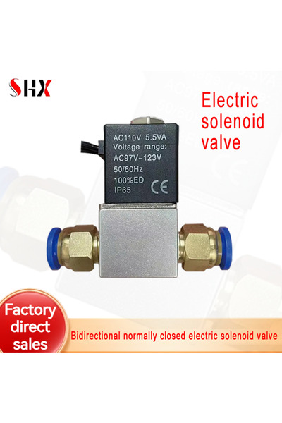 choice2 1/4" 220V 8mm DC 12V 24V 110V 220V Voltage 2 Way For Air Water Oil Co...