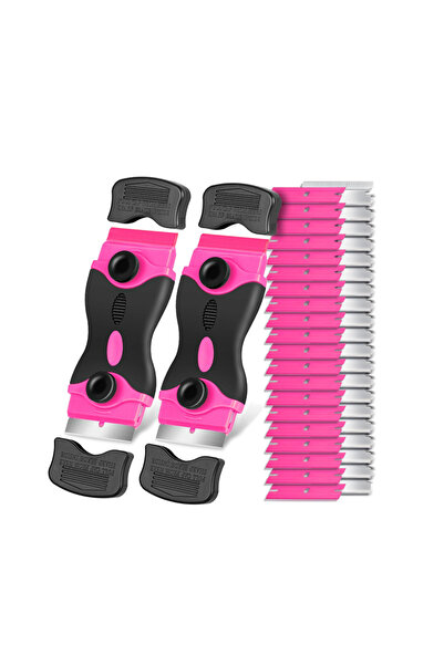 Choice1 عبوة من قطعتين تحتوي على 40 قطعة من أدوات كشط تنظيف النوافذ، شفرات حل...