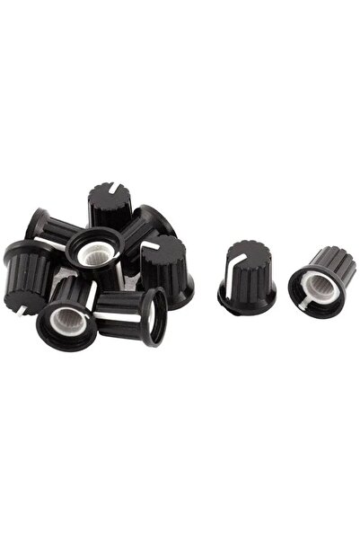 Choice Other 10pcs 10pcs 6mm rolling potentiometer knob plastic guitar volume...