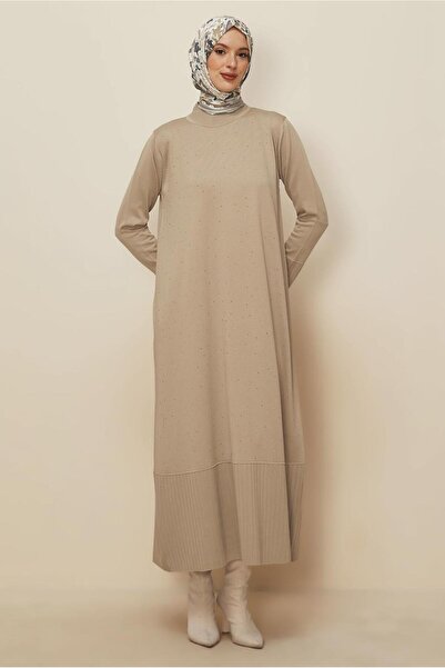 Alvina Rochie tricotată cu imprimeu de piatră 45889