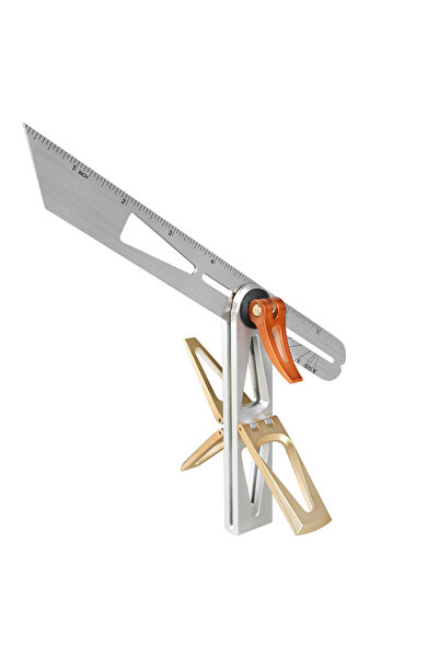 Choice مقياس زاوية قابل للطي متعدد الأغراض عالي الدقة مصنوع من الفولاذ المقاو...