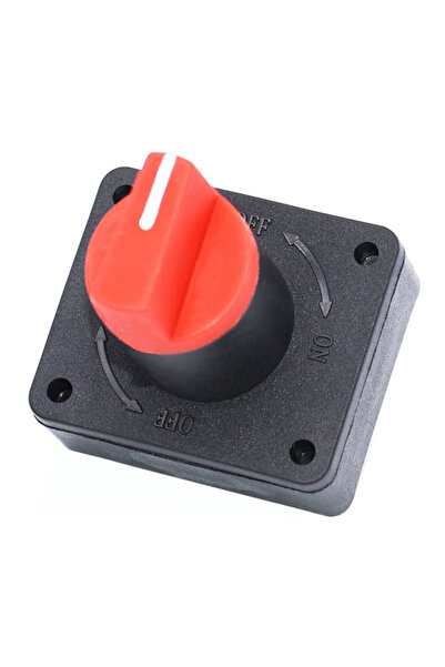 Choice مفتاح عزل بطارية أحمر 12 فولت/24 فولت 100 أمبير، مفتاح فصل الطاقة، مفت...