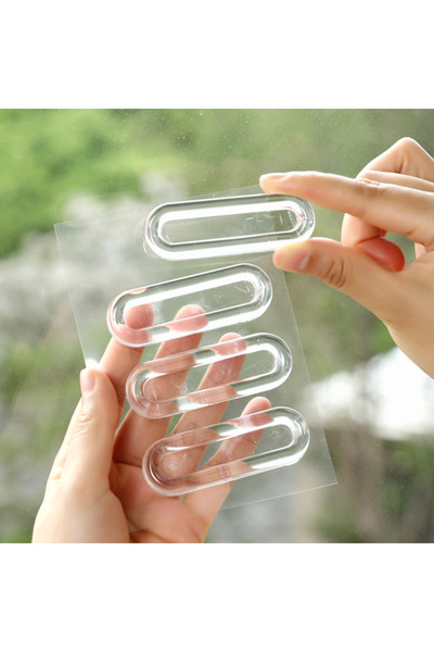 Choice 4 قطع من مقابض الأبواب المنزلقة، مقابض أبواب زجاجية غير مثقبة، مقابض ن...