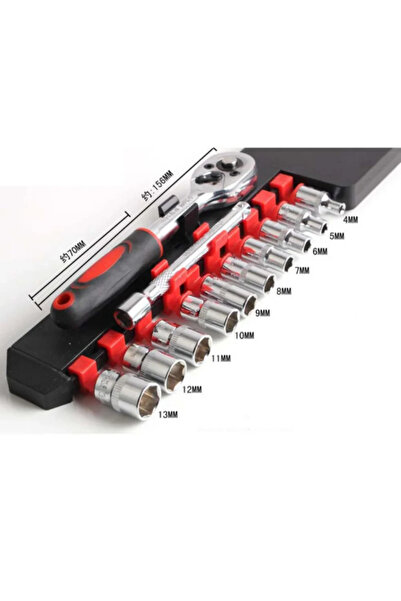 Choice 1 Set 12-Piece Set Multifunction Hardware Tools Ratchet Quick Socket W...