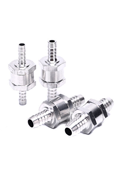 Choice 10mm One-Way Non-Return Check Valve Aluminium Fuel Water Gas Air Vacuu...