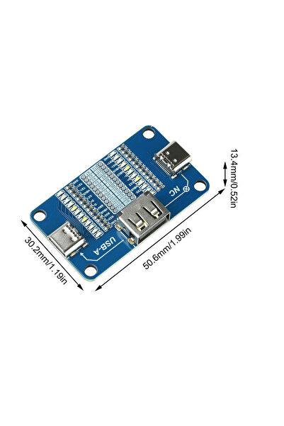Choice1 جهاز اختبار كابل USB من النوع C مع منفذ USB، مزود بمؤشر LED مزدوج الر...