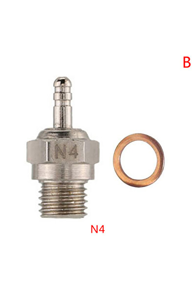 Choice1 N4 1Pcs Universal Steel N3 N4 Glow Plug #8 Spark Nitro Engine Parts F...